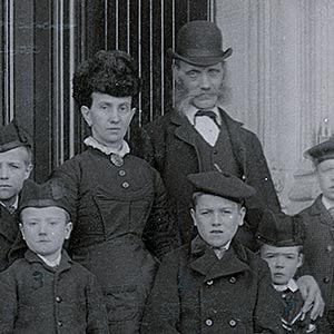 The boys of cottage 11, 'Paisley Home' in 1886
