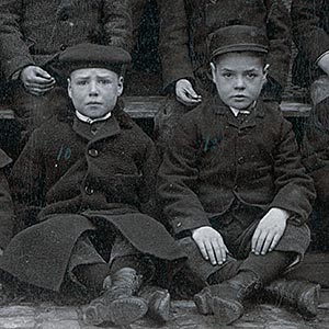 The boys of Cottage 6, 'Washington Home' before they left for Canada on 31st March 1887